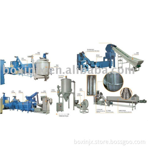 PET bottle flake recycling line